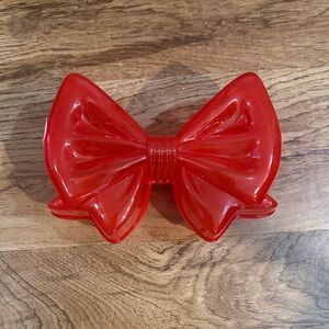 Valentines Day Red Bow Container